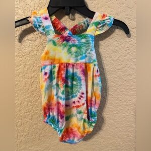 Posh Peanut Red and Pink Bodysuit One Piece